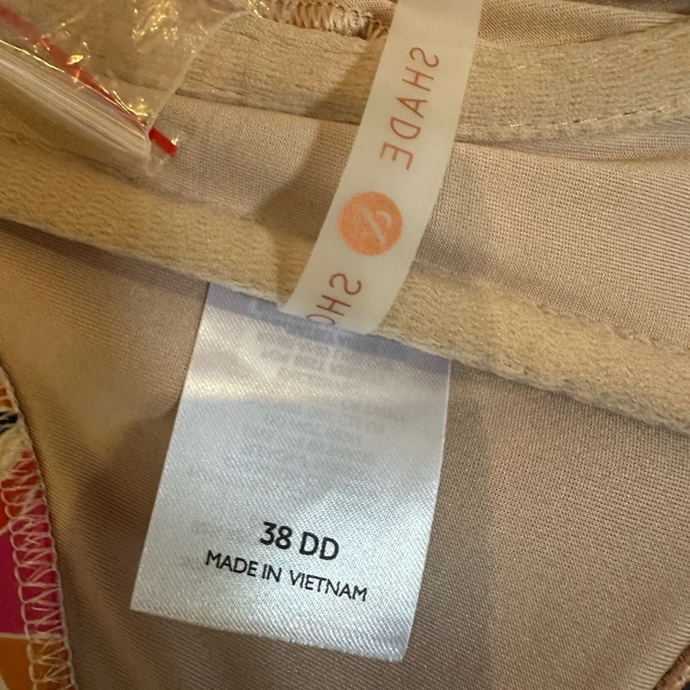 🐣NWT Shade & Shore Multicolor Strapless Bikini Top w/ Removable straps - Picture 10 of 10